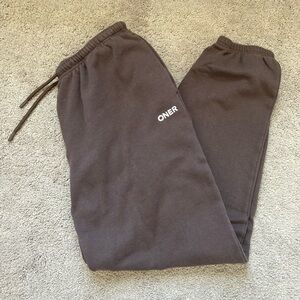 Oner Active Umber Brown Midweight Joggers